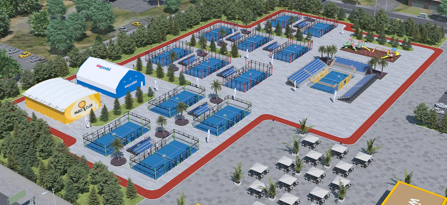 Nous construisons des clubs de padel approuvés par la FIP