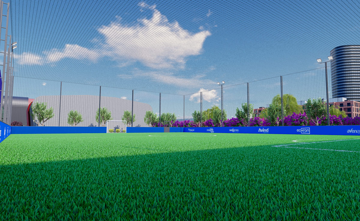 Modular Mini Outdoor Football Field?>