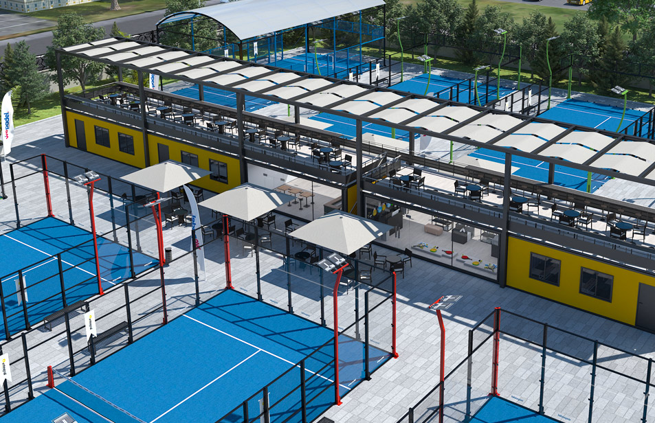 Options de terrains intérieurs et extérieurs