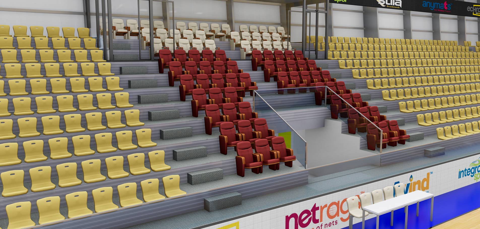 Salle de Sport Couverte de 10.000 Places