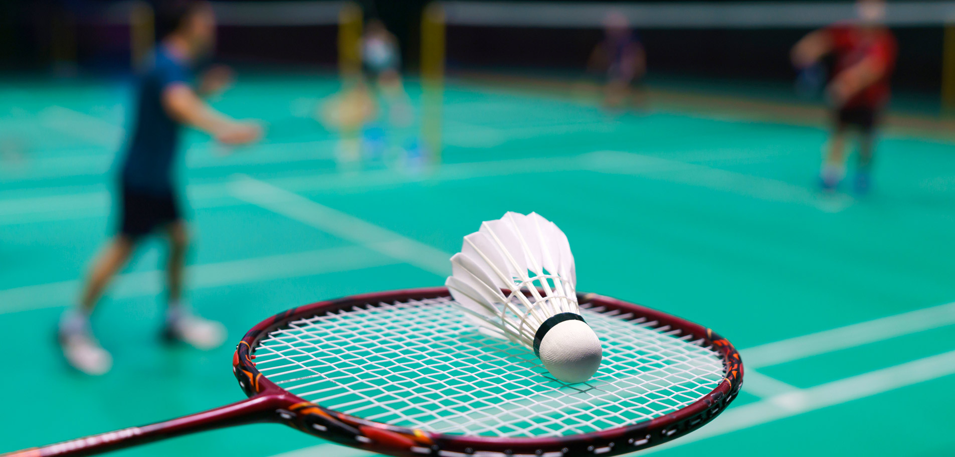 Terrain de badminton extérieur