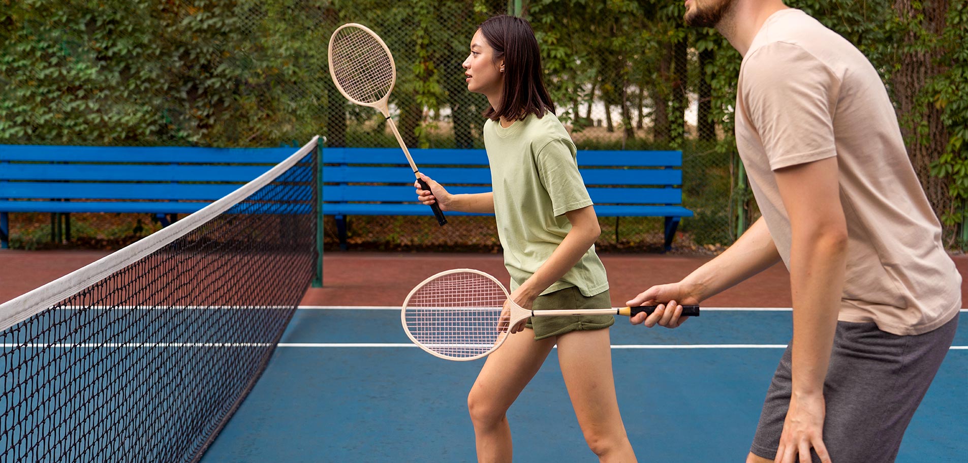 Terrain de Badminton Extérieur