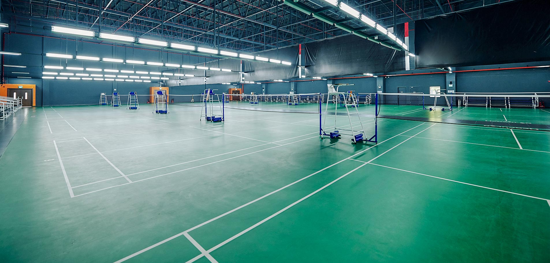 Terrain de Badminton Intérieur