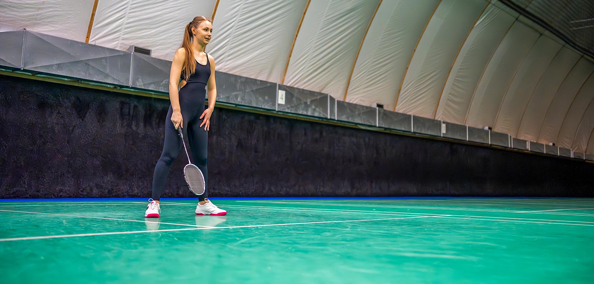 Terrain de Badminton Intérieur
