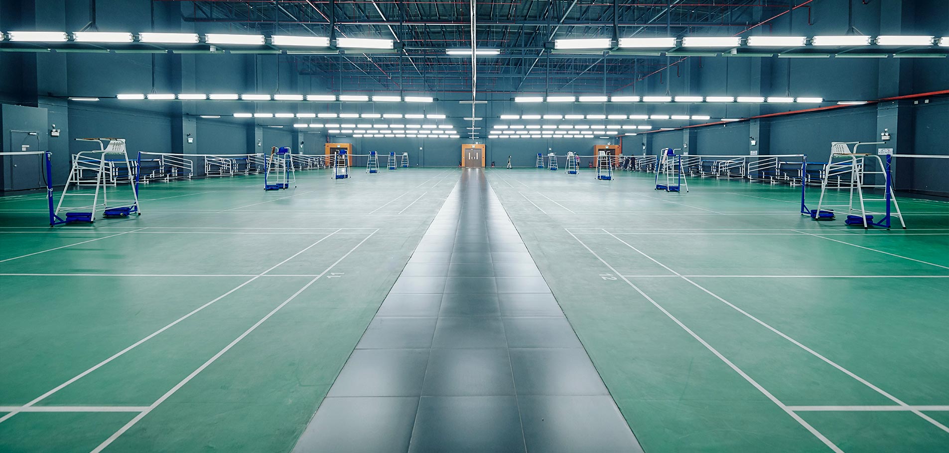 Terrain de Badminton Intérieur
