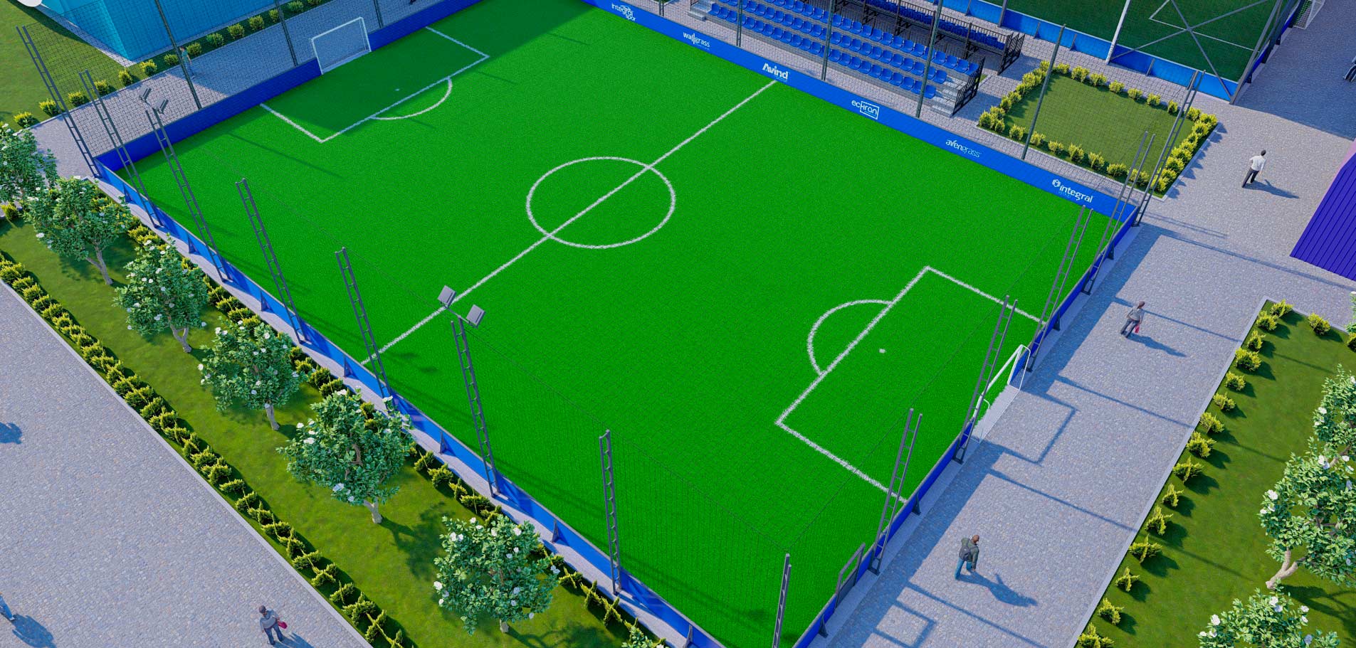 Terrain de Mini-Football Modulaire