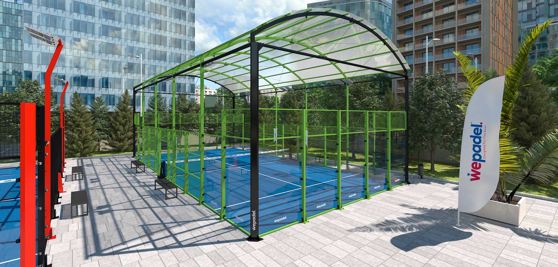 Terrain de padel couvert Origin 1