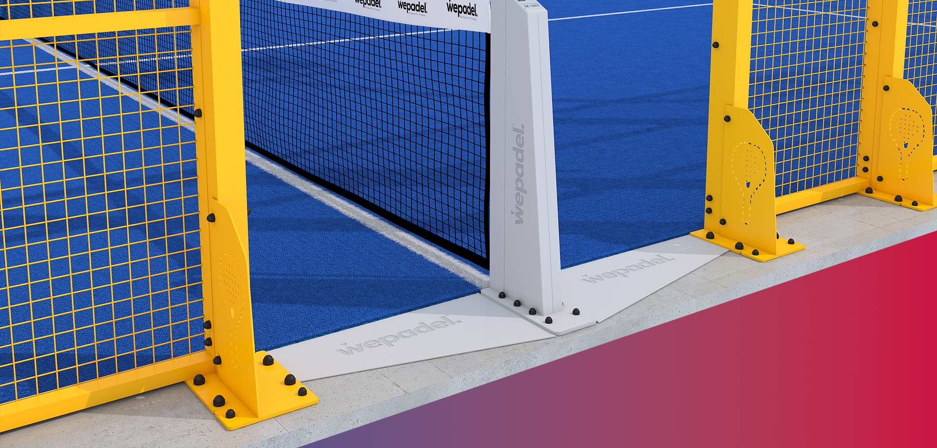 Terrain de Padel Panoramic Roofed