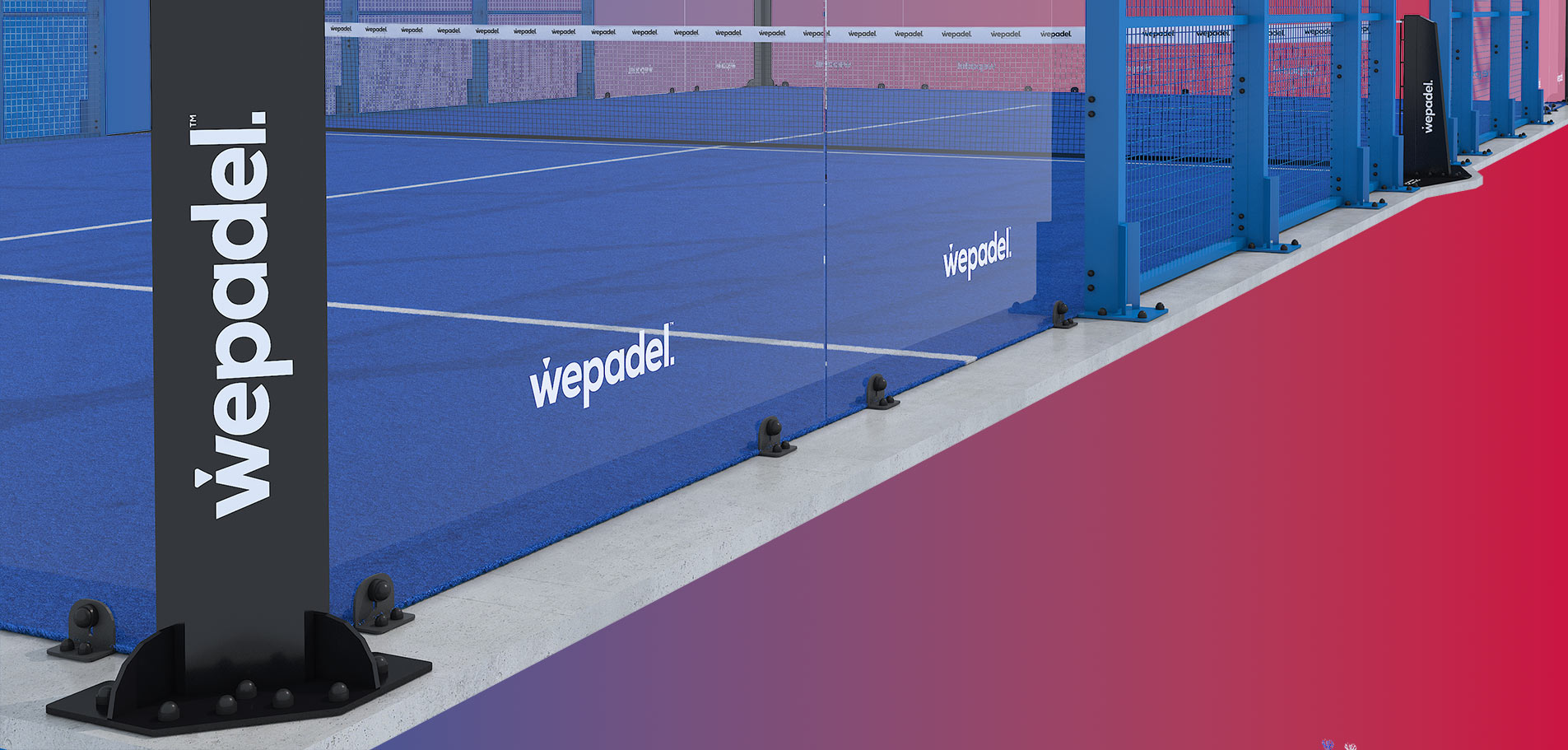Terrain de Padel Panoramic Roofed