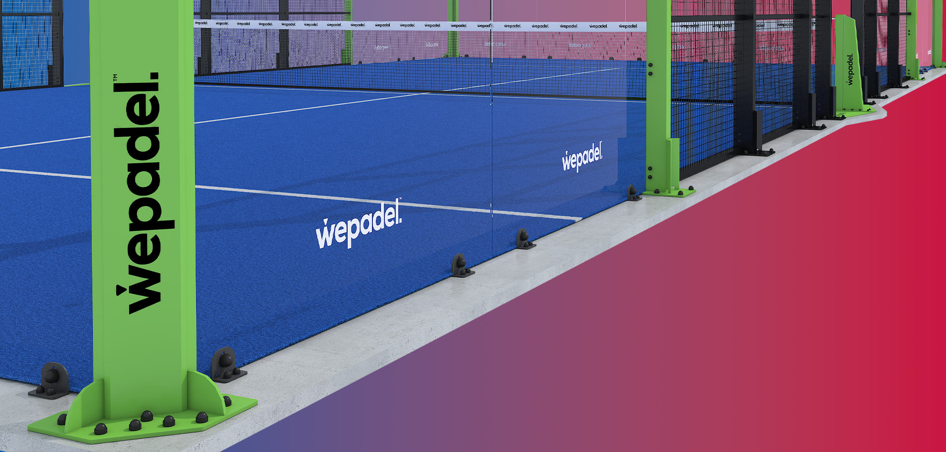 Terrain de padel panoramique Challange 1