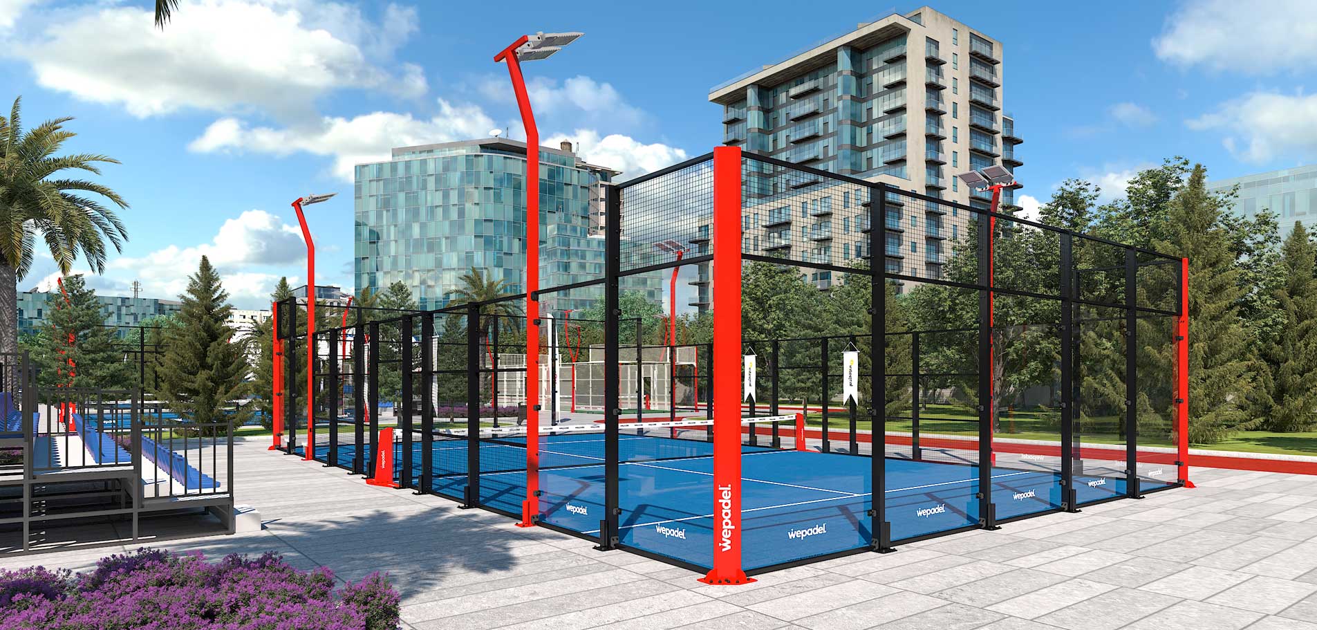 Terrain de padel Pro Origin 1