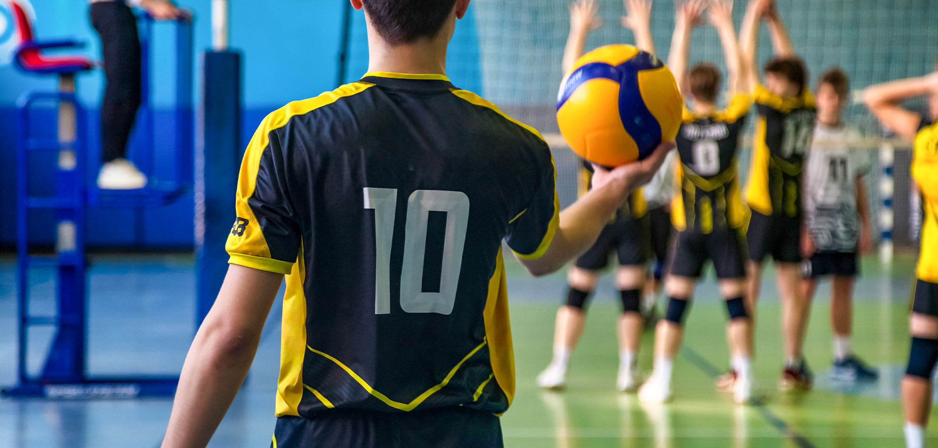 Terrain de Volley-ball Intérieur