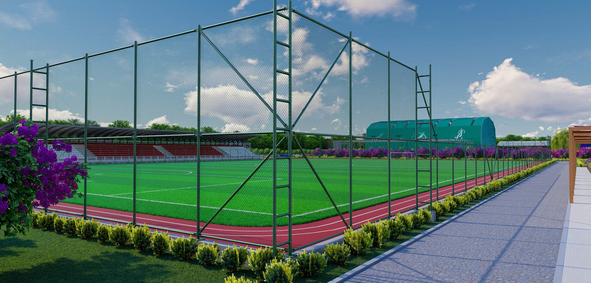 Terrain d’entraînement de Football