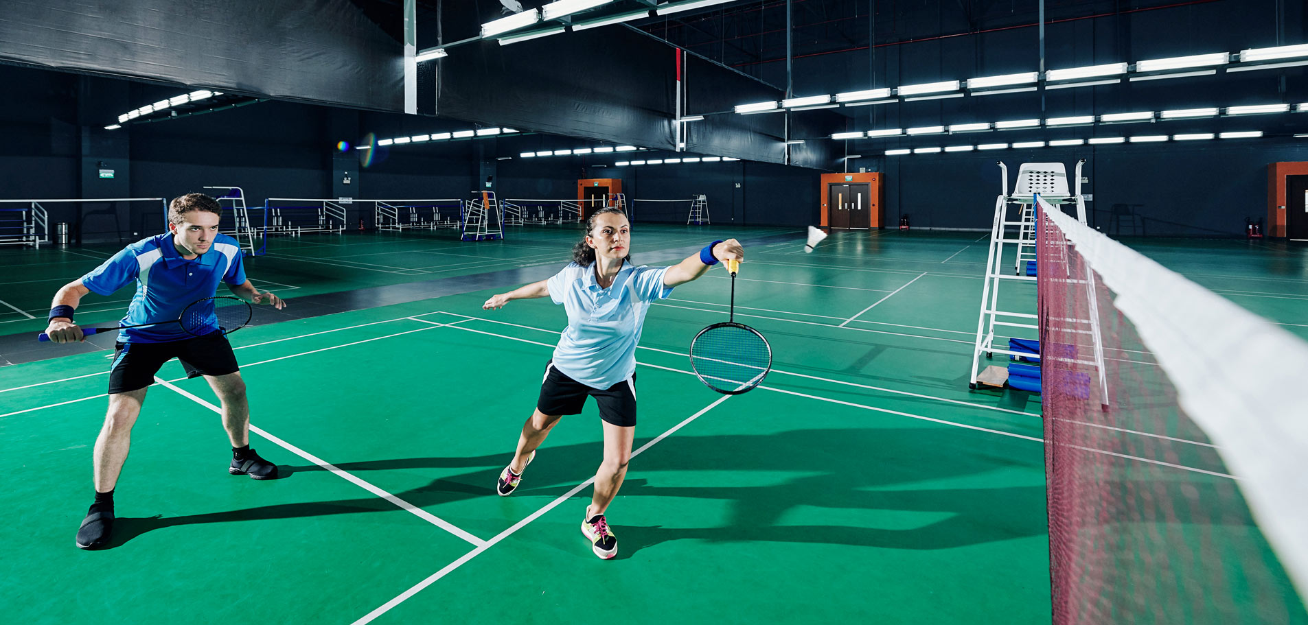 Terrains de Badminton
