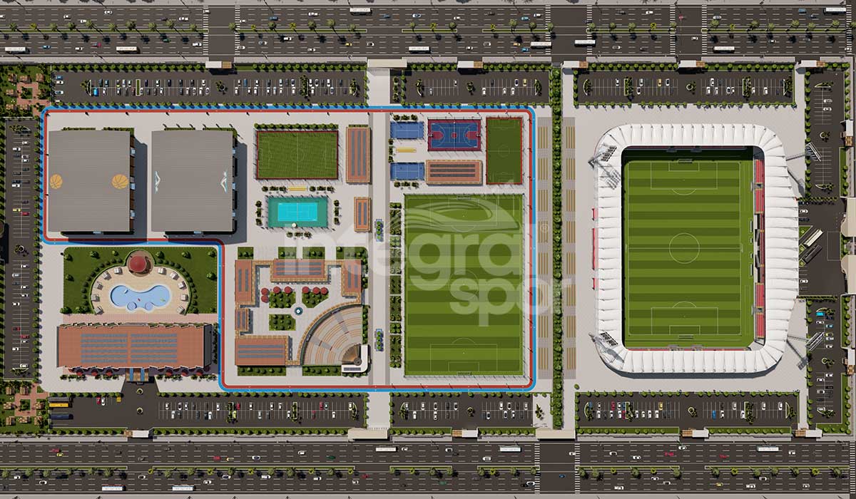 Cité Sportive Olympique construction